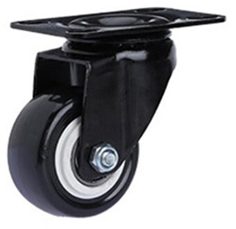 4Pcs Meubels Non Slip Caster Heavy Duty Polyurethaan Slijtvaste Geen Lawaai 360 Graden Swivel Thuis Sterke Lager Met rem 1.5 duim / Universal wiel