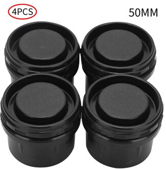 4Pcs Meubels Verhoog Pads Plastic Anti Slip Voeten Matten Tafel Stoel Been Blanking Plug Ronde Buis End Bung Caps floor Protectors zwart 2