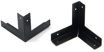 4Pcs Meubilair Decoratieve Hoek Antieke Sieraden Protector Voeten Rand Bescherming Metalen Hoek Case Cover Been Retro Hout L9F9