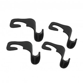 4Pcs Multi-Functionele Auto Hoofdsteun Hanger Tas Haak Houder Voor Bag Purse Doek Kruidenier Opslag Auto fastener Clip