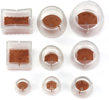 4pcs Non slip Silicone Chair Leg Caps for Furniture Table Chair Feet Covers Pads Wood Floor Protectors