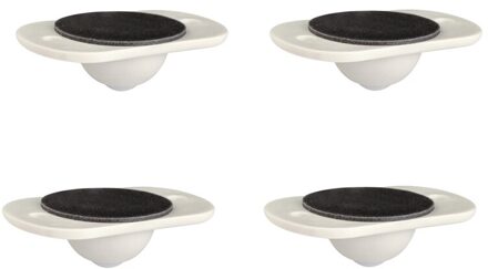 4Pcs Opbergdoos Katrol Zelfklevende Wielen Zwenkwielen Universele Meubels Wiel Directionele Roller Directionele Hardware