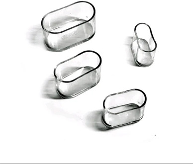 4PCs Oval Chair Leg Pads Furniture Table Covers Caps Feet Protector Socks Dust Cover Non-Slip Furniture Leveling Feet Wholesale