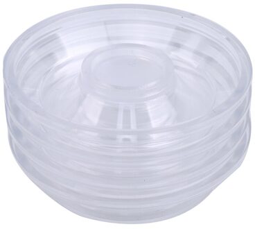 4Pcs Piano Matten Upright Piano Caster Cups Effen Meubels Piano Caster Cups Antislip Anti-geluid transparant kleur