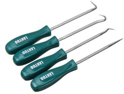 4Pcs Pick En Haak Set Auto Auto Olie Afdichting O-Ring Seal Pakking puller Pick Gereedschap, 130 Mm Lange