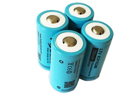 4Pcs Pkcell 16340 CR123A Batterij 3.7V Li-Ion Oplaadbare Batterijen ICR16340 700Mah Batterij Voor Led Zaklamp