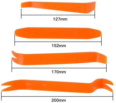 4Pcs Portable Auto Car Radio Panel Door Clip Panel Trim Dash Audio Removal Installer Pry Kit Repair Tool Pry Tool Hand Tools