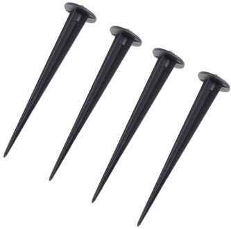 4Pcs Praktische Grond Spike Gazon Lamp Grond Stakes Nuttig Landschap Lichten Grond Spike Voor Tuin Outdoor Patio Yard Met m5