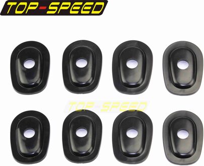 4Pcs Richtingaanwijzer Indicatoren Spacer Adapters Voor Yamaha Yzf R1 R6 FZ600 Fazer FZ1000 Voor Achter Turn Blinker Adapter plaat 8stk