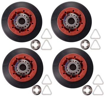4Pcs Roller Drum Droger Fit Voor Whirlpool, Kenmore - 8536974 Vervangt, 8536973, W10314171, WPW10314173, PS11752609