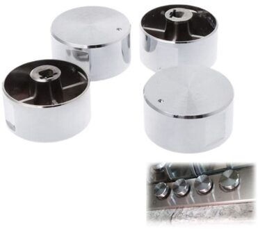 4Pcs Rotary Schakelaars Ronde Knop Gasfornuis Brander Oven Keuken Onderdelen Handvatten Voor Gasfornuis