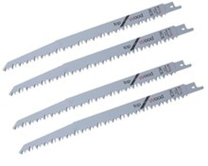 4Pcs S1531L Vergeldende Zaagbladen Hoge Carbon Staal 9.5 "240Mm Hcs Voor Snijden Metalen Voorbewerken Hout snelle Snijden En Scherpe