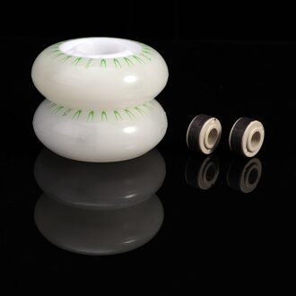 4Pcs Schaatsen Lichtgevende Wielen Pu Knipperende Wielen Mooie Decoratieve Schaatsen Lichtgevende Wielen (Kleurrijke Licht 60Mm, zonder groen