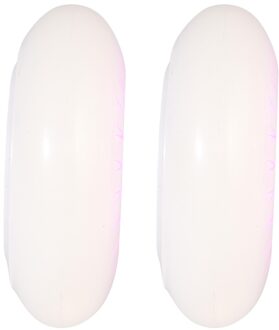 4Pcs Schaatsen Lichtgevende Wielen Pu Knipperende Wielen Mooie Decoratieve Schaatsen Lichtgevende Wielen (Kleurrijke Licht 60Mm, zonder PinkPerple