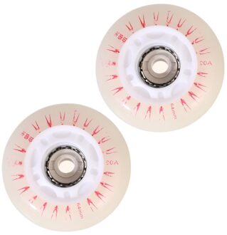 4Pcs Schaatsen Lichtgevende Wielen Pu Knipperende Wielen Mooie Decoratieve Schaatsen Lichtgevende Wielen (Kleurrijke Licht 60Mm, zonder rood
