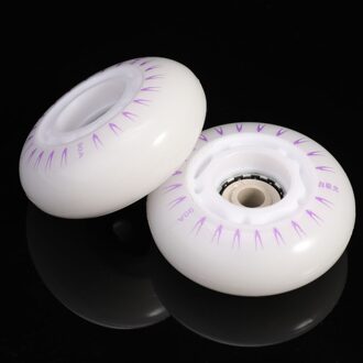 4Pcs Schaatsen Lichtgevende Wielen Pu Knipperende Wielen Mooie Decoratieve Schaatsen Lichtgevende Wielen (Kleurrijke Licht 60Mm, zonder zoals getoond