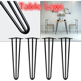 4pcs / Set High-quality Black Table Legs Furniture Parts Furniture Legs Table Parts DIY Table Foot Table Accessories HWC