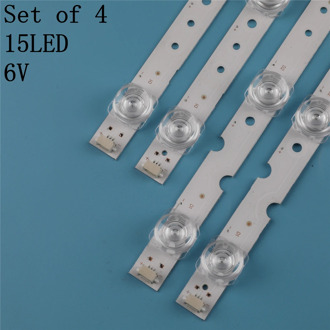 4pcs/set LED Backlight Lamp strip For TCL 55F6 55L2 4C-LB5508-HR03J 55HR330M07B2/08A2 V2