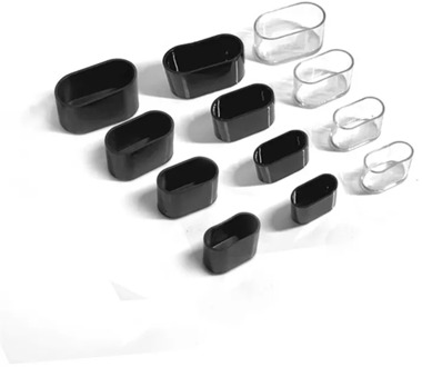 4PCs/set Oval Chair Leg Caps Feet Protector Pads Furniture Table Covers Socks Dust Cover Non-Slip Furniture Leveling Feet