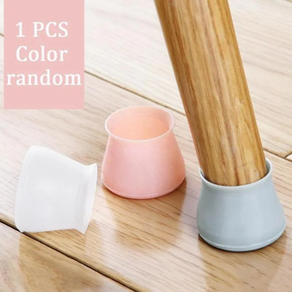 4pcs/set Protege Pied De Chaise Silicone Cover Cap Under The Legs For Furniture Home Chair Protector Protege Pied De Chaise