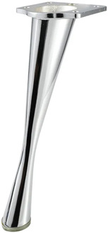 4pcs Silver Tilting Furniture Legs Metal Table Legs for Cabinets Sofa Foot Zinc Alloy Furniture Accessories 175mm