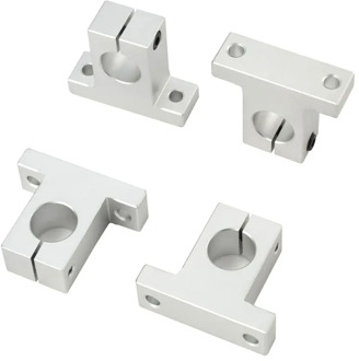 4pcs SK8 SK10 SK12 SK16 SK20 SK25 SK30 SK35 linear bearing rail shaft Support Linear Shaft Linear Rod CNC Router 3D printer Part