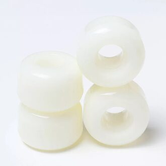4Pcs Skateboard Lange Plank Wiel 54Mm * 36Mm 82A Wiel Stunt Skate Boards Downspeed Pu Wiel Mute lager Spacers Set Parts Supply 4 82A wit wheels