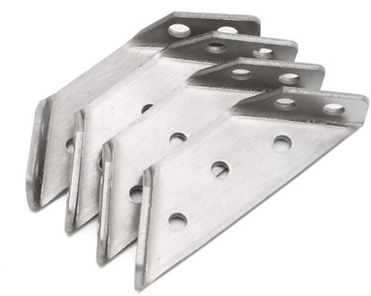 4PCS Small Stainless Steel Support Right Angle Code Fixed Bracket Corner Brace