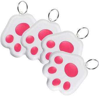 4Pcs Smart Tracker Mini Anti-Verlies Draadloze Track Apparaat Kat Hond Mini Tracking Verlies Preventie Waterdicht Apparaat Tool gps Locator