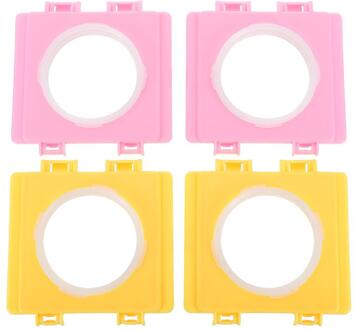 4Pcs Stevige Hamster Kooi Connection Board Kooi Buis Connector Aansluiting Accessoires Voor Hamster