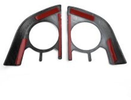 4Pcs Stuurwiel Abs Auto Carbon Fiber Stijl Decor Voor Toyota Camry -20 Sticker Trim