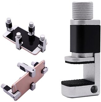4Pcs Telefoon Lcd-scherm Vaststelling Armatuur Clip Set Mobiele Telefoon Screen Vaste Reparatie Tools Metalen Bevestiging Klem Verstelbare Gereedschap
