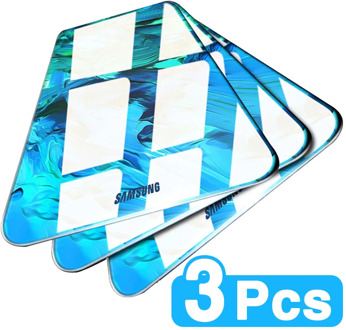 4PCS Tempered Glass on For Samsung Galaxy A50 A51 A71 Protective Glass For Samsung A50S A40S A30S A90 A20E Screen Protector Film