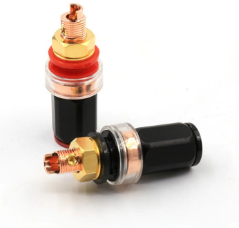 4PCS Terminal Binding Post 4MM Banana Plug Socket HI-END binding post amplifier speaker audio connector terminal