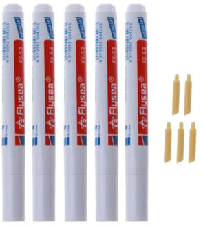 4Pcs Tile Grout Pen White Grout Renew Repair Marker with Replacement Nib Tip to Restore The Look of Tile Grout Lines Pen