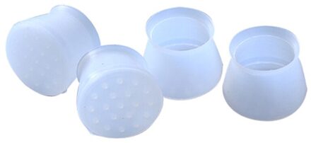 4Pcs Transparant Siliconen Stoel Been Meubels Benen Caps Voeten Pads Meubels Tafel Covers Floor Protector Glijdt Voeten Caps