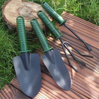 4Pcs Tuin Gereedschap Set Bloem Planten Combinatie Schop Tool Set Gereedschap Sets Mini Tuinieren Plant Gereedschap Schop Hark Spade