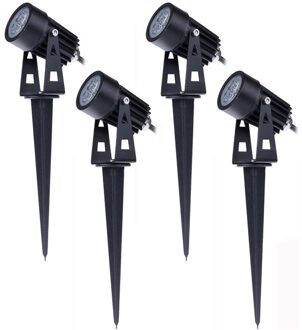 4Pcs Tuinverlichting Schijnwerpers Buitenverlichting 3W 220V IP65 Led Spot Landschap Voor Patio Boom Yard Gazon muur Bush