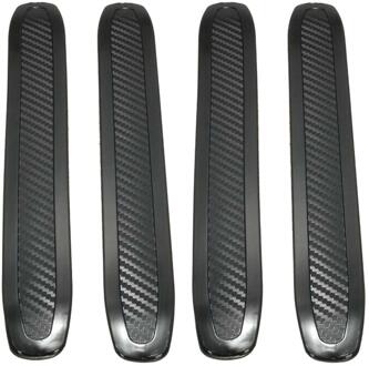4pcs Universal Car Bumper Corner Rubber Strip Anti-rub Protector Guards Parts