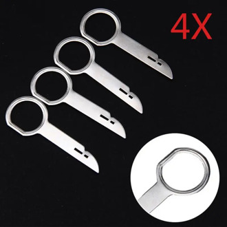 4PCS Useful Practical Radio Stereo Release Removal Install Tool Key Installation for Ford Transit C-Max Mondeo