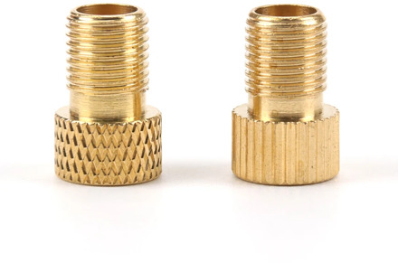 4PCS Valve Adapter Pump Convert Presta To Schrader Copper Valve Adaptor Wheels Gas Nozzle Tube Tool Bike Bicycle Accessorie