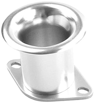 4Pcs Velocity V-Stacks Airbox Intake V Stack Voeg Paard Power 20V 4AG Itb/Itbs Air hoorn Trechter Voor Toyota Corolla AE86 Gts Zilver