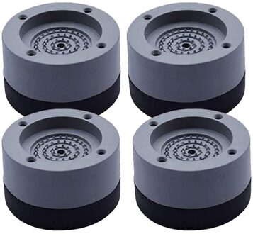 4Pcs Wasmachine Anti-Slip Schokabsorberende Rubber Pad Universele Koelkast Meubels Verhoogde Base