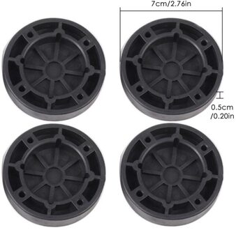 4Pcs Wasmachine Anti-Vibratie Voeten Heavy Duty Wasmachine Droger Pad Meubels Non Slip Verhogen Hoogte Voeten Floor protectors Mat