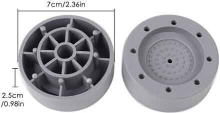4Pcs Wasmachine Anti-Vibratie Voeten Heavy Duty Wasmachine Droger Pad Meubels Non Slip Verhogen Hoogte Voeten Floor protectors Mat