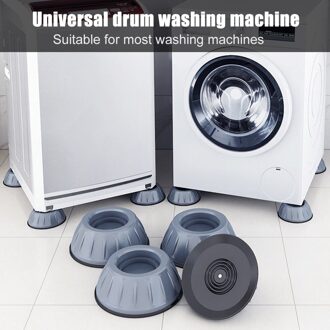 4Pcs Wasmachine Ronde Base Pulsator Antislip Anti Vibratie Voeten Pads