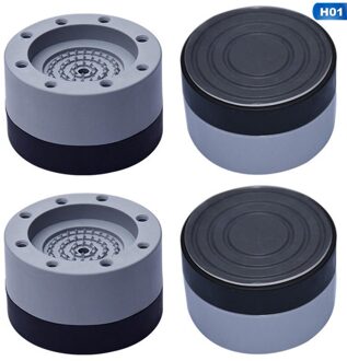 4Pcs Wasmachine Universele Vaste Rubber Voeten Anti Vibratie Voeten Pads Wasmachine Voeten Vast Pads Wassen H01
