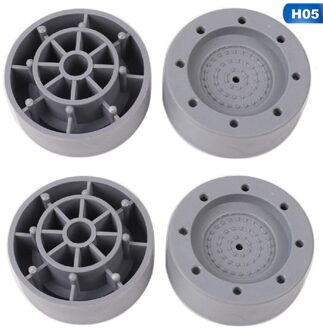 4Pcs Wasmachine Universele Vaste Rubber Voeten Anti Vibratie Voeten Pads Wasmachine Voeten Vast Pads Wassen H05