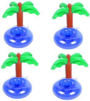 4Pcs Water Fun Zwembad Sap Home Kitchen Party Leuke Vorm Opblaasbare Bekerhouder Tuin Pvc Drijvende Onderzetters Bad speelgoed 1