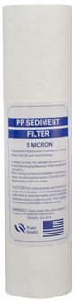 4Pcs Waterzuiveraar 10 Inch 5-Micrometre Sediment Water Filter Cartridge Pp Katoen Filter Water Filter Systeem